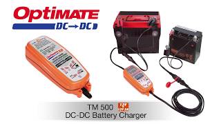 OptiMate DC to DC EN TM500v2 12V to 12V 2A smart battery charger [upl. by Inaffets]