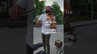 Cake by the ocean Live Looping Violin Cover [upl. by Naux]