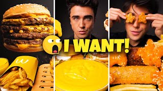 ASMR EATING BURGERS FROM MCDONALDS  EXTRA CHEESE  MUKBANG COMPILATION [upl. by Soalokin]