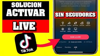 COMO HACER UN LIVE O DIRECTO EN TIKTOK 2024 SIN TENER 1000 SEGUIDORES  NUEVO METODO [upl. by Irtemed223]