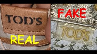 Tods shoes real vs fake How to spot original Tods footwear [upl. by Kalk230]