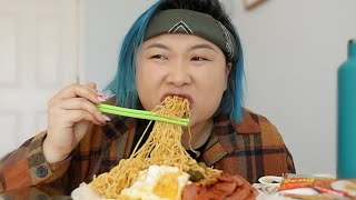 ASMR Indomie Mi Goreng Noodles no talking [upl. by Michella]