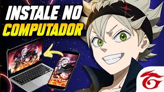 Como baixar e jogar no Pc ⚙️  BLACK CLOVER MOBILE [upl. by Nereids]