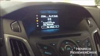 Sync infotainment of 2013 Ford Focus SW  Sistema Sync della Ford Focus SW [upl. by Leanora]