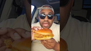 Is this Popeyes Best Sandwich yet Trying Popeyes New Ghostpepper Chicken sandwich shorts [upl. by Oetam]