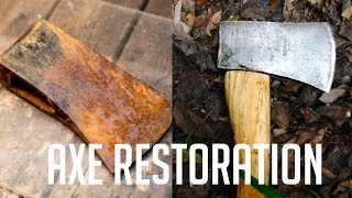 Old Rusty Axe Restoration [upl. by Aniras]