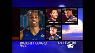 Dwight Howard Introduces the East Starters [upl. by Coucher948]