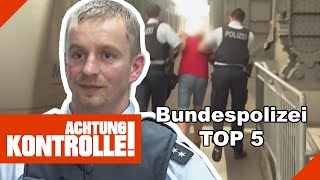 Top 5 BundespolizeiEinsätze Querulanten und Betrunkene am Bahnhof Kabel Eins  Achtung Kontrolle [upl. by Sirtemed]