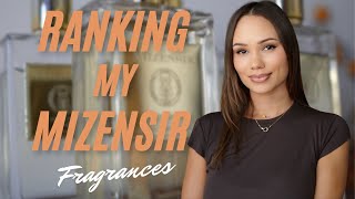 My FAVORITE Mizensir Perfumes Ranked [upl. by Yetsirhc]