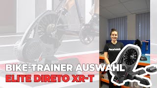 ELITE DIRETO XRT  stabiler Indoor BikeTrainer für Zwift und Co mit genauer Leistungsmessung [upl. by Aloz738]