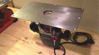 DIY bench router quotbuild your ownquot Part 2  Homemade [upl. by Aniaj]