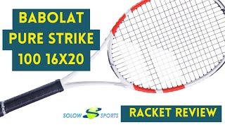 Babolat Pure Strike 100 16x20 2024 Tennis Racket Review [upl. by Ansley]