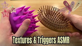 20 Different ASMR Textures and Triggers  Tapping Mouth Sounds Scratching ASMR [upl. by Bouley]