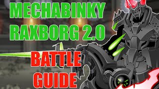 AQW How To Beat MechaBinky  Raxborg 20  join grimchallenge Battle Guide [upl. by Jude397]