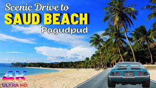 🇵🇭 Philippines Pagudpud 4K Drive  Saud Beach Scenic Drive Cinematic Drone Footage from Above 🇵🇭 [upl. by Austreng]