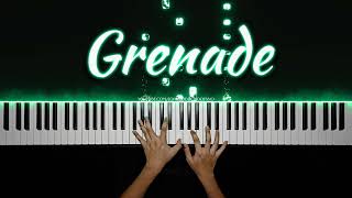 Bruno Mars  Grenade  Piano Cover with PIANO SHEET [upl. by Shaughnessy]