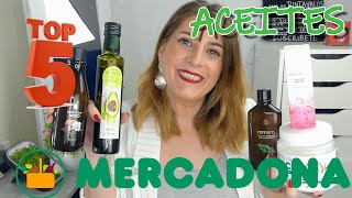 MERCADONA TOP 5 ACEITES IDEALES PARA EL ROSTRO EL CUERPO Y EL PELO Todos tipos de piel [upl. by Ednutabab796]