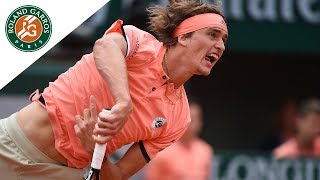 Alexander Zverev vs Damir Dzumhur  Round 3 Highlights I RolandGarros 2018 [upl. by Godart]