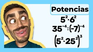 ✅ 👉DIVIDIR y MULTIPLICAR POTENCIAS con DIFERENTES BASES FÁCIL y RÁPIDO Retos 2830 [upl. by Asin43]