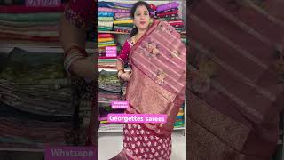 Georgettes sarees  ₹ 4295  9515222071  shorts fashion sarees youtube sreenavamediasarees [upl. by Domeniga859]