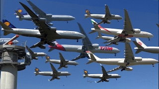 Incredible Plane Landings 🇩🇪  75 planes in 50 seconds Funny [upl. by Brandais775]