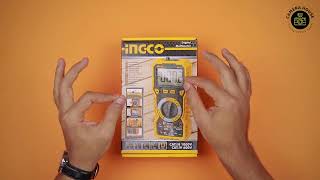 Ingco Multimeter DM7502 فتح علبة ارخص و افضل مالتيميتر [upl. by Alva]