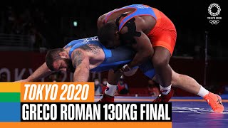 Wrestling Mens Greco Roman 130kg 🤼‍♂️  Tokyo Replays [upl. by Warga652]