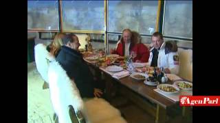 RUSSIA BERLUSCONI A SOCHI INCONTRA PUTIN E MEDVEDEV VIDEO [upl. by Woodrow]