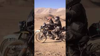 World’s highest motorable road 💯 umlingla ladakh bike automobile bike travel zanskarride [upl. by Quint]