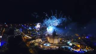 Festa Marija Bambina 2017  Mellieha Fireworks [upl. by Eellah]