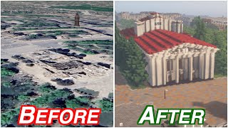 We Rebuilt Destroyed Ukrainian Cities In Minecraft [upl. by Ycnalc]