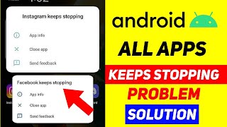 How to Fix All Apps Keeps Stopping Error in Android Phone Fix settings keeps stopping problem 2024 [upl. by Atahs145]