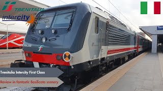 Trenitalia INTERCITYs FIRST CLASS from Taranto to Naples with epic landscapes  Train Review [upl. by Nirtiak]