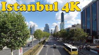 Walk around Istanbul 4K MaslakLeventSisliTaksim [upl. by Arihaj]