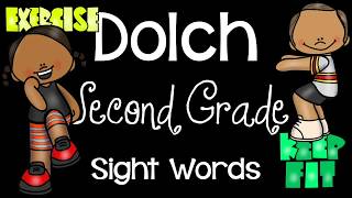 Dolch Second Grade Sight Word Fluency Exercise Edition FLASH CARDS [upl. by Aerdnak]