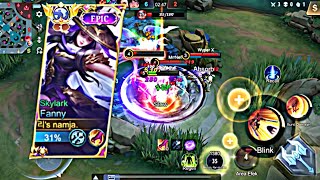 EASY FANNY ROTATION FOR BROWN ENEMIES  FANNY MLBB [upl. by Enigroeg238]