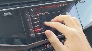 Drive Modes of the 2022 Audi Q7  Audi Drive Select [upl. by Joost]