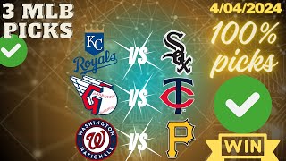 PiratesTwinsRoyals 93 Win Today  MLB Picks Today 4424  MLB Predictions Today [upl. by Khalin]