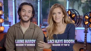 American Idol 2023  Laine Hardy and Laci Kaye Booth Visit the Judges [upl. by Yeh]