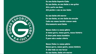 Hino do Goiás EC  Versão Atual   GO [upl. by Hoban]