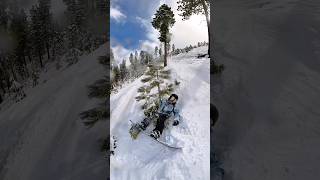 hi tree 🌲 snowboard snowboarding fail [upl. by Attenyt95]