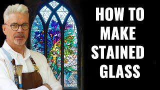 This is how to make stained glass [upl. by Ettinger]