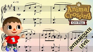 MAIN THEME  Animal Crossing City Folk  Piano Arrangement [upl. by Doyle291]