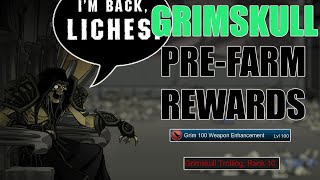 AQW New Grimskull Dungeon Pre Farm Item Requirements  Grimskull Rep  Grim Weapon Enhancement [upl. by Indnahc]