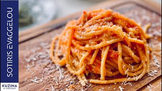 Bucatini Amatriciana  Sotiris Evaggelou [upl. by Blasien]