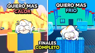 QUIERO MAS CALOR 🔥 QUIERO MAS FRIO 🧊 TODOS LOS FINALES COMPLETO [upl. by Nwahc]