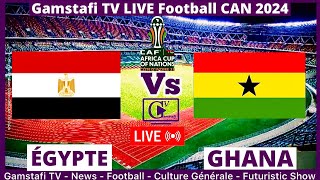 Egypte Vs Ghana En Direct CAN 2024 Commenté en temps réel  Gamstafi TV [upl. by Eekcaj]