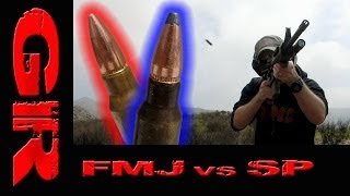 Gel Test  Full Metal Jacket vs Soft Point Ammunition [upl. by Mandle]