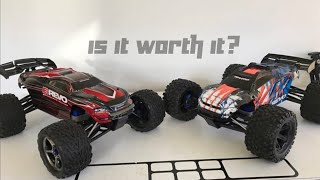 Traxxas ERevo VXL vs Old ERevo Brushless Edition SIDE BY SIDE Comparison [upl. by Chico]