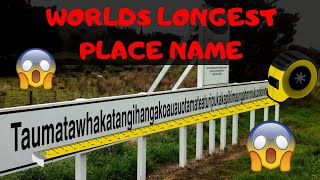 The Worlds LONGEST Place Name Maori Word from New Zealand [upl. by Jd157]